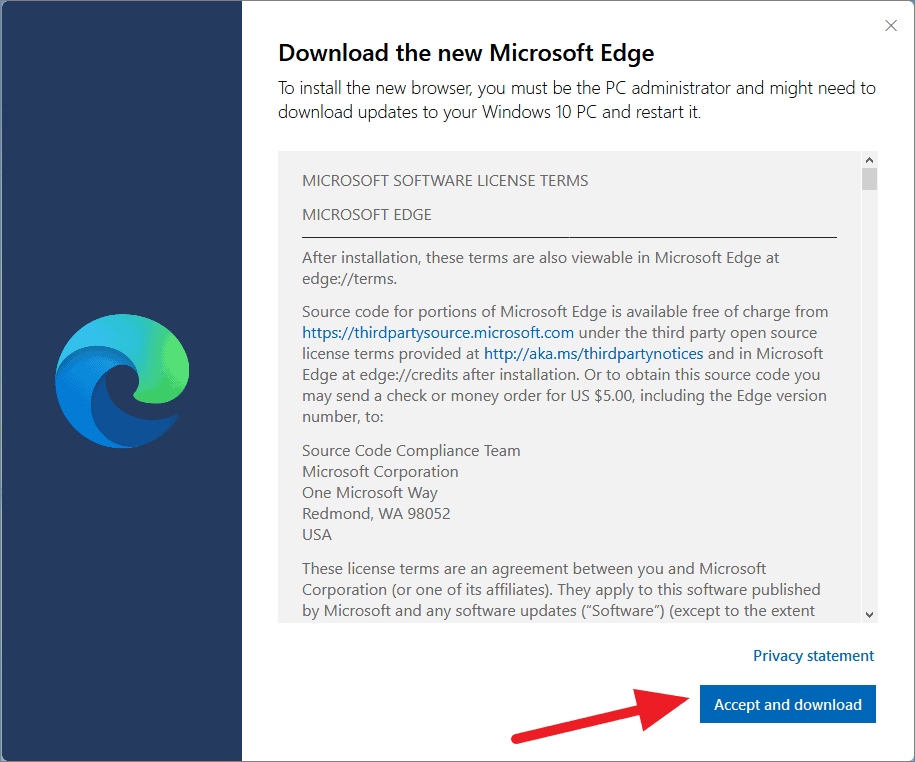 microsoft edge not ing anything