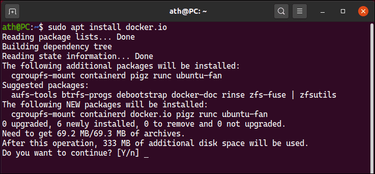 Не запускается docker ubuntu