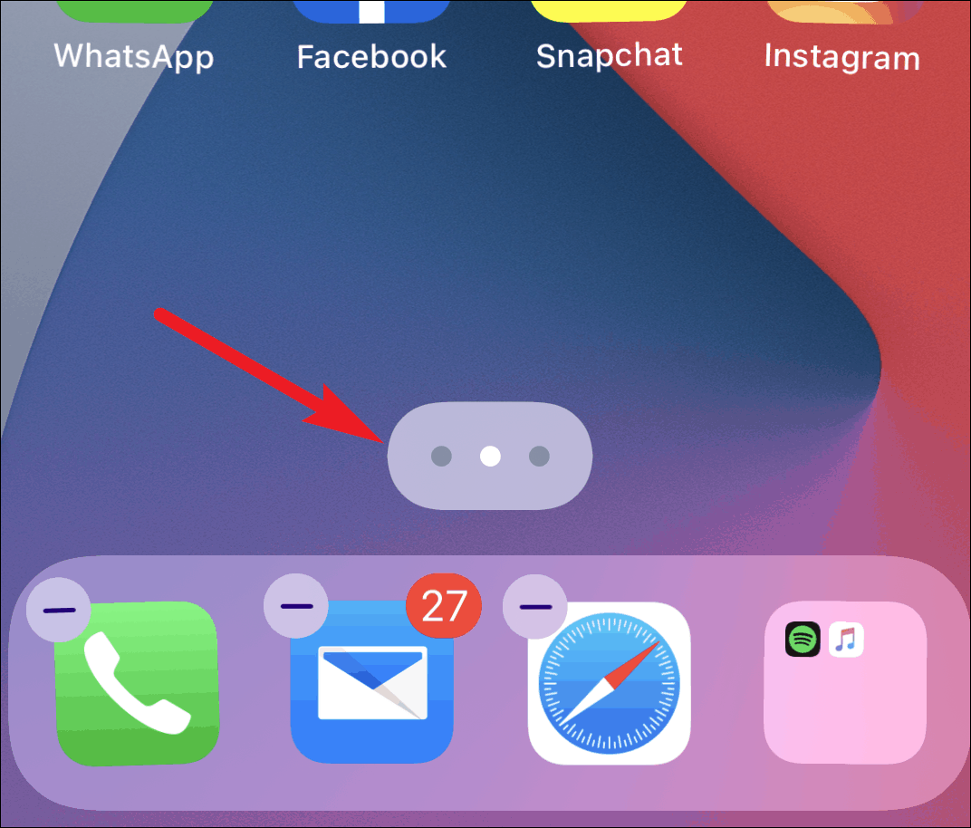 How To Show Only Wallpaper On Iphone By Removing Home Screen Pages And App Icons In Ios 14 All Things How