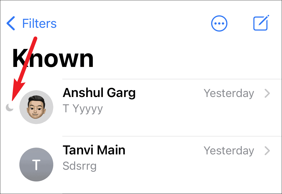What Does Moon Symbol Next To An Imessage Name Mean All Things How