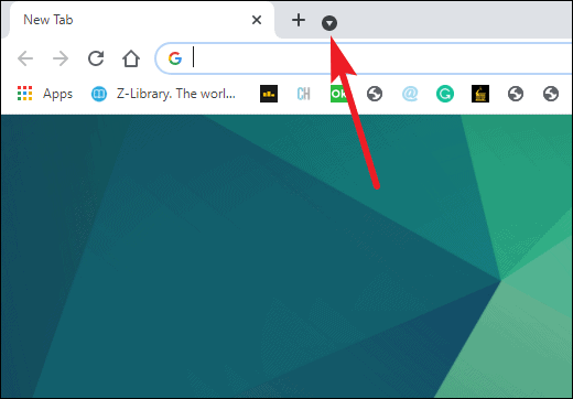 search all open tabs chrome