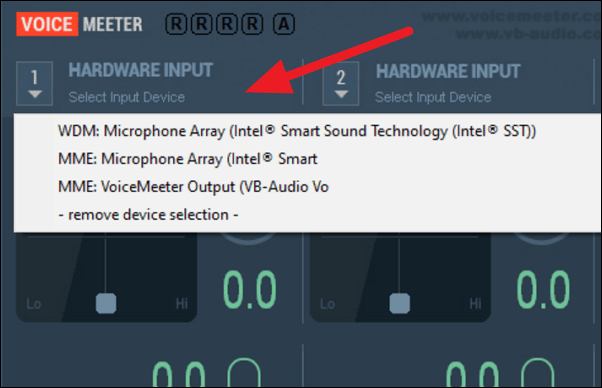 microphone playing through speakers