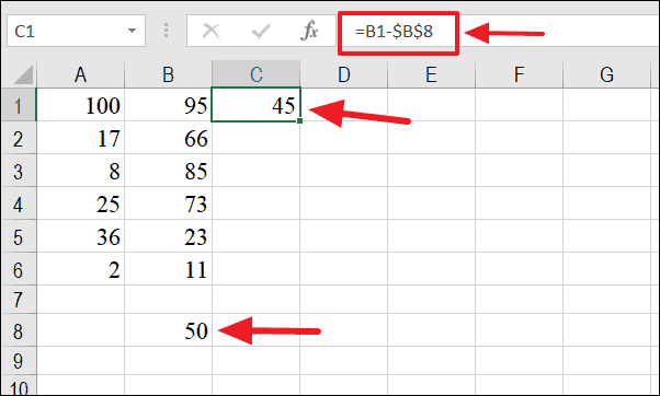 how to subtract in excel how to subtract in excel