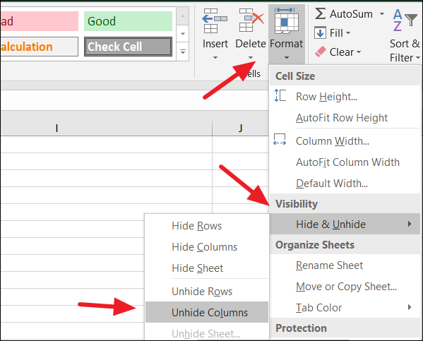 How to Unhide Rows and Columns in Excel - All Things How
