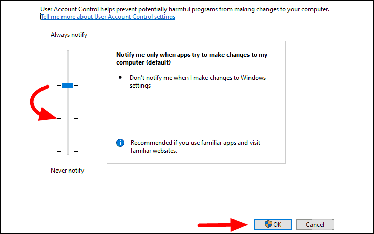 computer not recognizing me as administrator