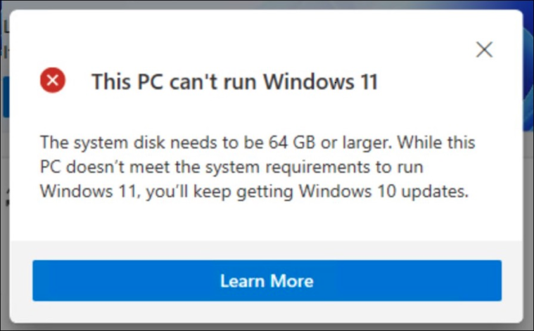 How To Fix This Pc Doesnt Meet Windows 11 System Requirements Error