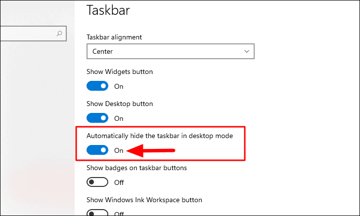 taskbar showing in fullscreen netflix