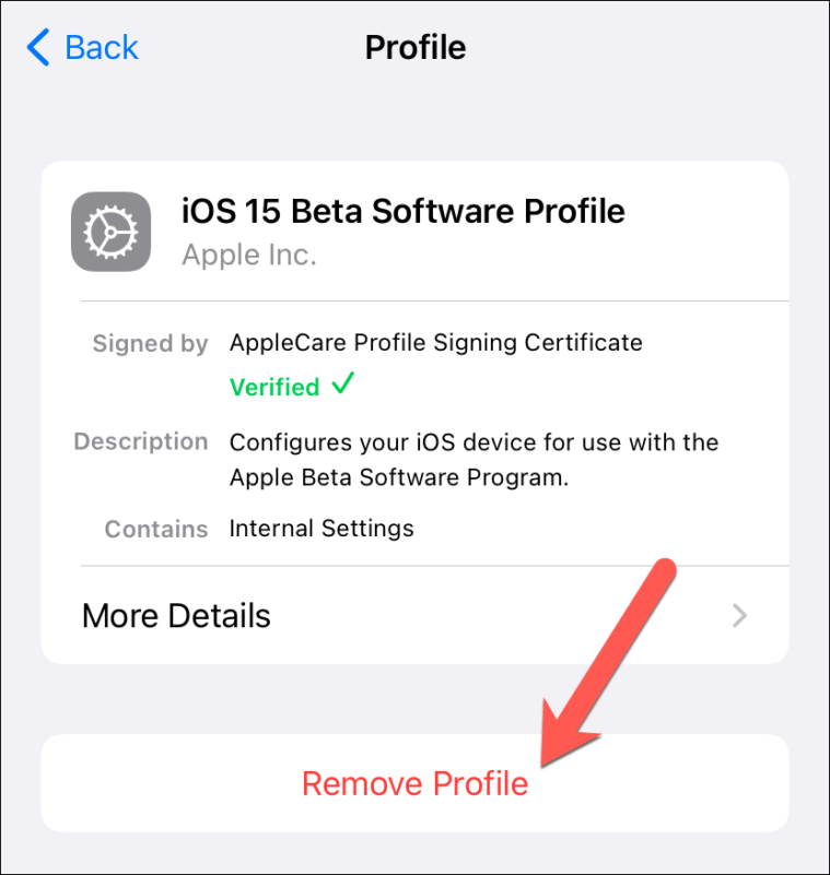 what happens if you delete ios 10 beta profile