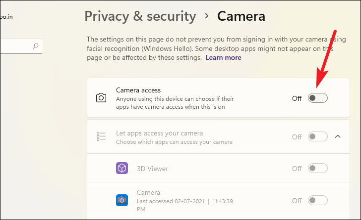 how to disable webcam mic on windows 10