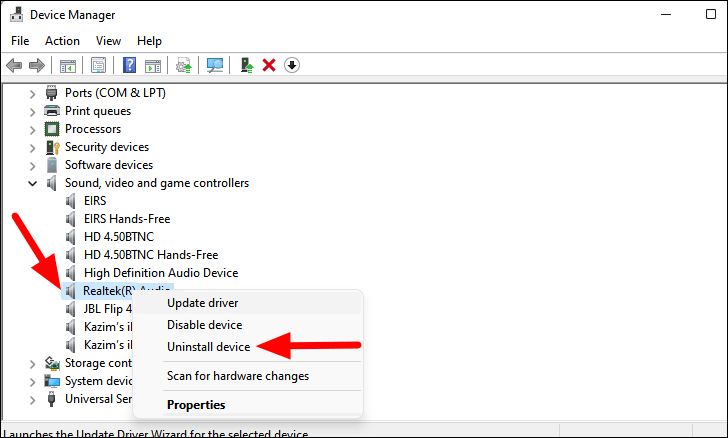 realtek high definition audio driver slowing down
