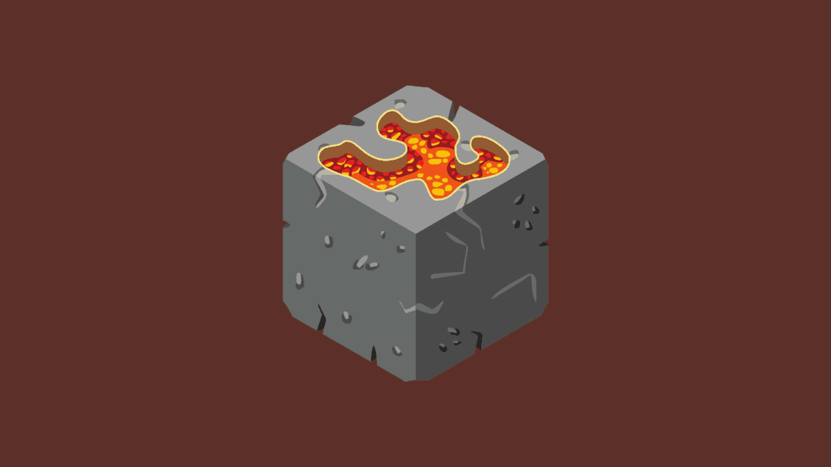 Minecraft lava rock