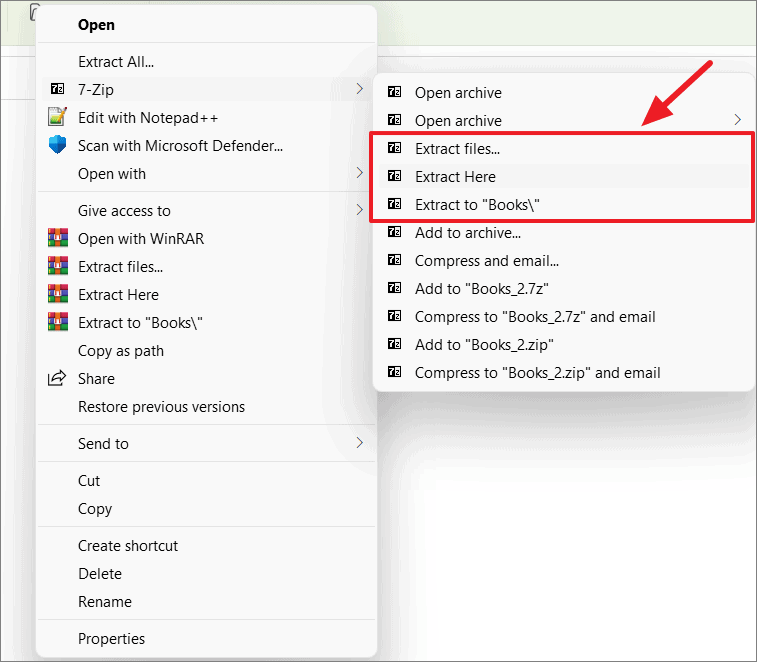 how to compress a folder with 7zip