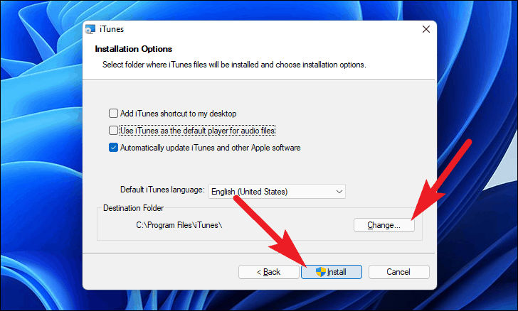 how to make itunes my default player