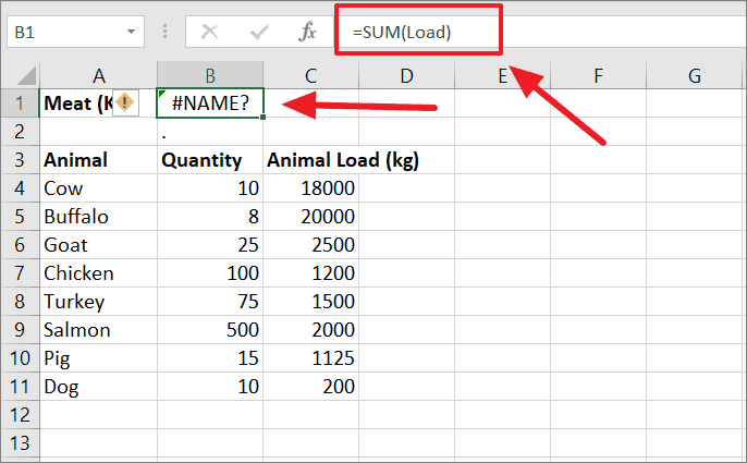 How To Fix Name Error In Excel All Things How