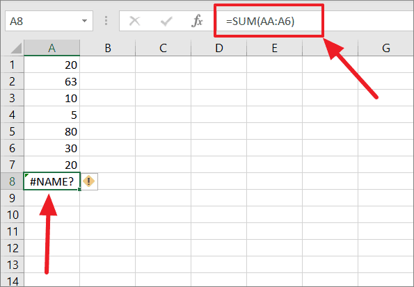 How To Fix Name Error In Excel All Things How