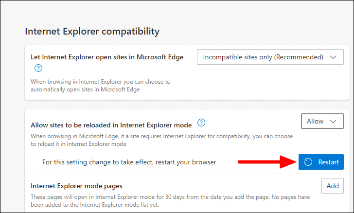 compatibility view on google chrome