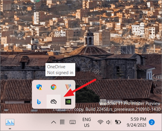 onedrive not signed in onedrive not signed in
