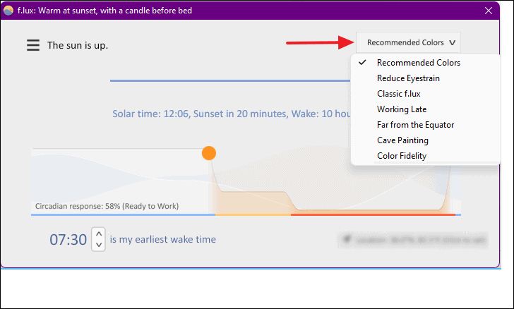 night light windows 10 not working