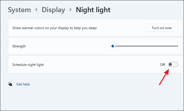 windows 10 night light not working