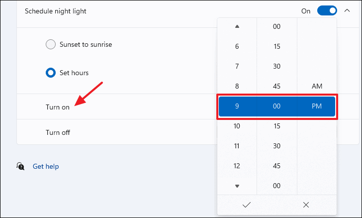 windows 10 night light not working