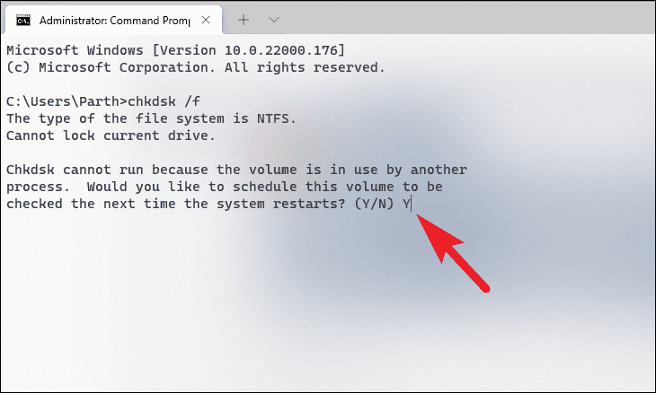 windows 11 chkdsk commands