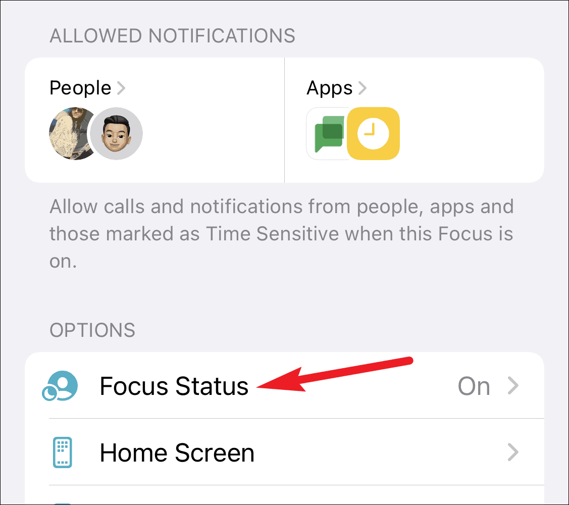What is Focus Status in iMessage on iPhone? All Things How