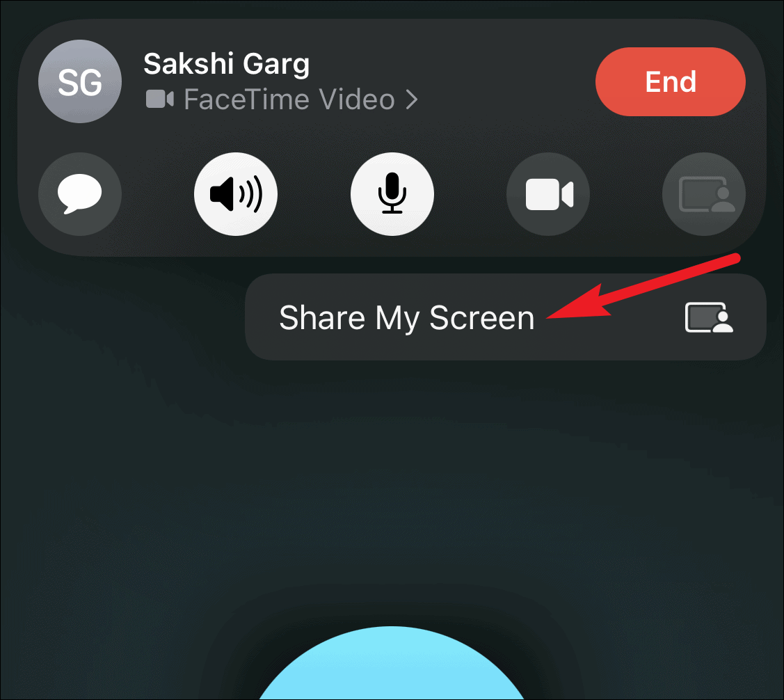 facetime share screen